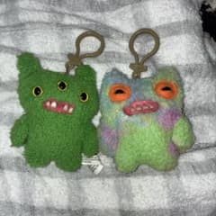 ファグラー　FUGGLER ぬいぐるみ マスコット 2個セット　グリーン　緑のサムネイル