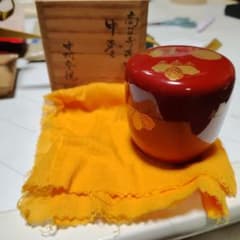 中村宗悦 茶道具 茶入れ 赤色 小型 中村宗悦 茶道具 茶入れ 赤色 小型 - メルカリ