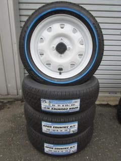 送料込み☆新品トーヨー 155/65R14 ホワイトリボン 軽自動車 ラパン 