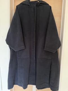 TENNE HANDCRAFTED MODERN フードケープコート ネイビー - メルカリ