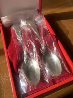 希少】徳利木本店 銀製スプーン 2本セット箱付き 経年 未使用 - メルカリ