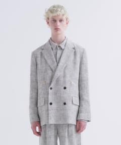 クルニ 24AW ブッチャーツイード ダブルブレスト テーラード 
