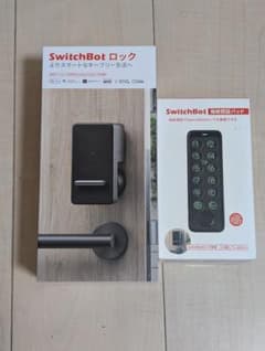 SwitchBot スマートロック+指紋認証パッド(ジャンク)+NFCカード3枚のサムネイル