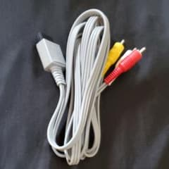 任天堂　純正品　ニンテンドーWii 用『AVケーブル』  品番RVL-009のサムネイル
