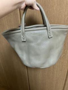 お値下げ中⭐︎ 韓国ソウル製　Luxville 美品＋もふもふバッグ　グレーのサムネイル