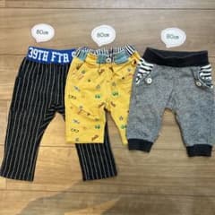 男の子　80センチ　まとめ売り　春夏　ズボン・ハーフパンツのサムネイル