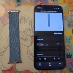 Thumbnail of Apple 純正 ブレイデッドソロループ Slate Blue 41mm 2