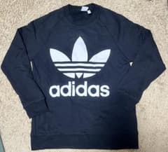 adidas 黒 トレーナーのサムネイル