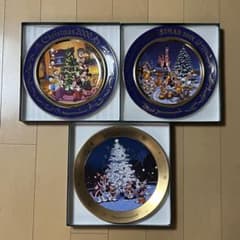 東京ディズニーランド 1997・2000・2001 クリスマス記念プレート