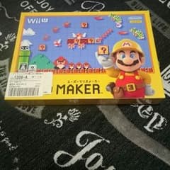 Wii U　マリオメーカー美品のサムネイル