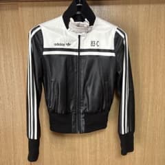 限定完売！! アディダス　83-Cレザージャケット Oサイズ/羊革　adidas adidas 83-C レザージャケット - メルカリ