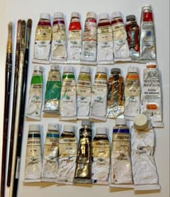 【⭐️土日限定値下げ⭐️】油絵用絵具セットのサムネイル