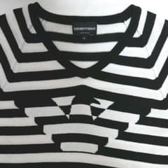 EMPORIO ARMANI イーグル ボーダー ニットのサムネイル