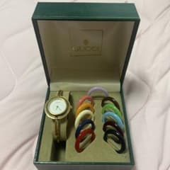 450【完備品】GUCCI　チェンジベゼル　時計　シェリーライン　箱付き　希少 GUCCI チェンジベゼル – Trip