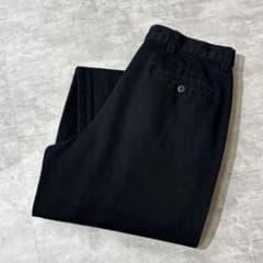 90s DOCKERS 2タック ワイド チノパン ブラック W32 L32 - メルカリ