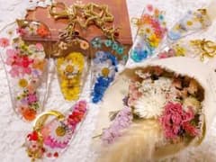 asahinaさま専用 リピ様 足形キーホルダー 実寸大 押し花アートのサムネイル