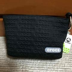 【新品未使用品】CROCS(クロックス) ポーチ 黒のサムネイル