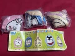 ちいかわ　ダイカットポーチ　3個セット(ちいかわ、ハチワレ、うさぎ)のサムネイル