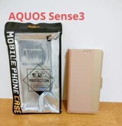 AQUOS Sense3 ケース手帳型 人気 スマホケースのサムネイル
