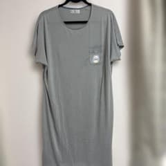 Sumikkogurashi Short-Sleeved Cut and Sewn Dress, Gray