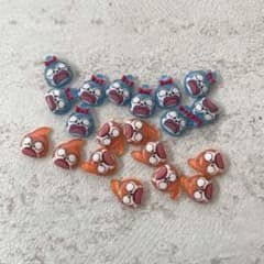 ドキンちゃんコキンちゃん　ネイルパーツ20個セットのサムネイル