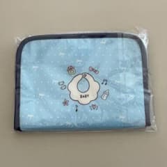 新品未使用 母子手帳ケース 水色 ドット柄 ベビー用品のサムネイル