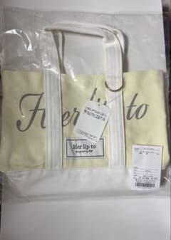 herlipto ルミネ トート イエロー Canvas Mini Tote - メルカリ