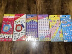セリア　たまごっちシール 6枚Bセットのサムネイル