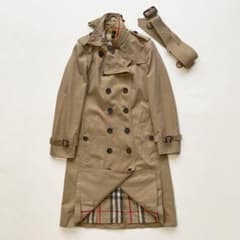 バーバリー サンドリンガム 正規品 トレンチコート ハニーベージュ