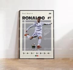 クリスチアーノロナウド レアル・マドリード サッカーポスター A4
