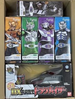 【未開封】仮面ライダー龍騎DX龍召機甲ドラグバイザー+ figma/ストライク他のサムネイル