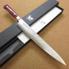 関の刃物 筋引包丁 270mm 三昧 クラシック プロ3 ダマスカス 紅蓮 刺身