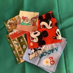 Disney ディズニー ハンカチ セット5枚 ディズニーランドなど - メルカリ