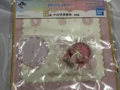 FRUITS ZIPPER 이치 반 쿠지 마츠모토 카렌 마스코트 피겨 핸드 타올