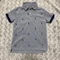 ★美品★半袖ヨット柄ポロシャツ2-3歳　98cmのサムネイル