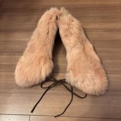ファーティペット つけ襟 ピンク系のサムネイル