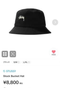 stussy バケットハットのサムネイル