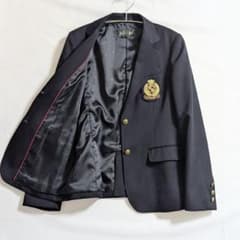 イーストボーイ 紺ブレ テーラードジャケット エンブレム 金ボタン M 9