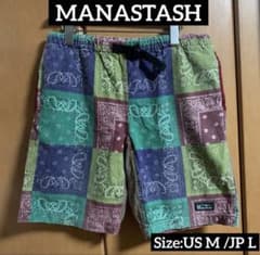 MANASTASH ペイズリー柄 ショートパンツ US M/JP Lのサムネイル