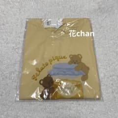 新品 未使用 gelato pique ジェラートピケ はちみつベア柄Tシャツ