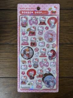 【正規品】 和柄 キティ ボンボンドロップシール ボンドロのサムネイル