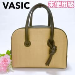 未使用級✨VASIC Apero Mini Raffia ハンドバッグ かご 未使用級✨VASIC Apero Mini Raffia ハンドバッグ かご - メルカリ