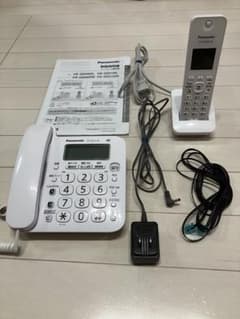 Panasonic パナソニック コードレス電話機 子機付 VE-GZ21-Wのサムネイル