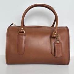 vintage coach old Suede Boston ミニボストン 茶 vintage coach old mini Boston Suede 茶 Vintage Coach Old