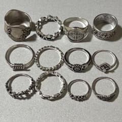 メ*)様 スプーンリング シルバーリング y2k ヴィンテージ archive スプーンリング シルバーリング ヴィンテージ 古着 archive y2k - メルカリ