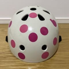 bikke 子ども用ヘルメット 46-52cm ドット柄　ピンク　幼児　自転車のサムネイル