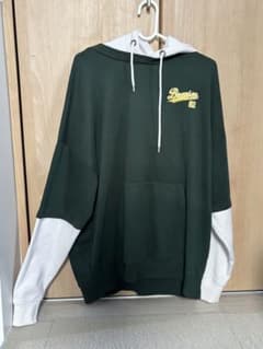 Branson 82 ロゴパーカー グリーン×ホワイトのサムネイル