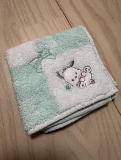 キャラクター刺繍タオル ミントグリーンのサムネイル
