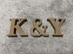 イニシャルブロック K&Y 結婚式 ウェルカムスペースのサムネイル