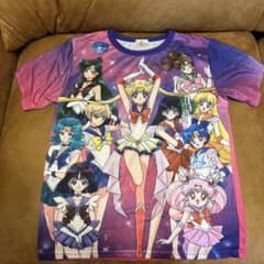 【レア】美少女戦士セーラームーン10戦士　USJ Tシャツ　平成レトロ　アニメ レア】美少女戦士セーラームーン10戦士 USJ Tシャツ 平成レトロ